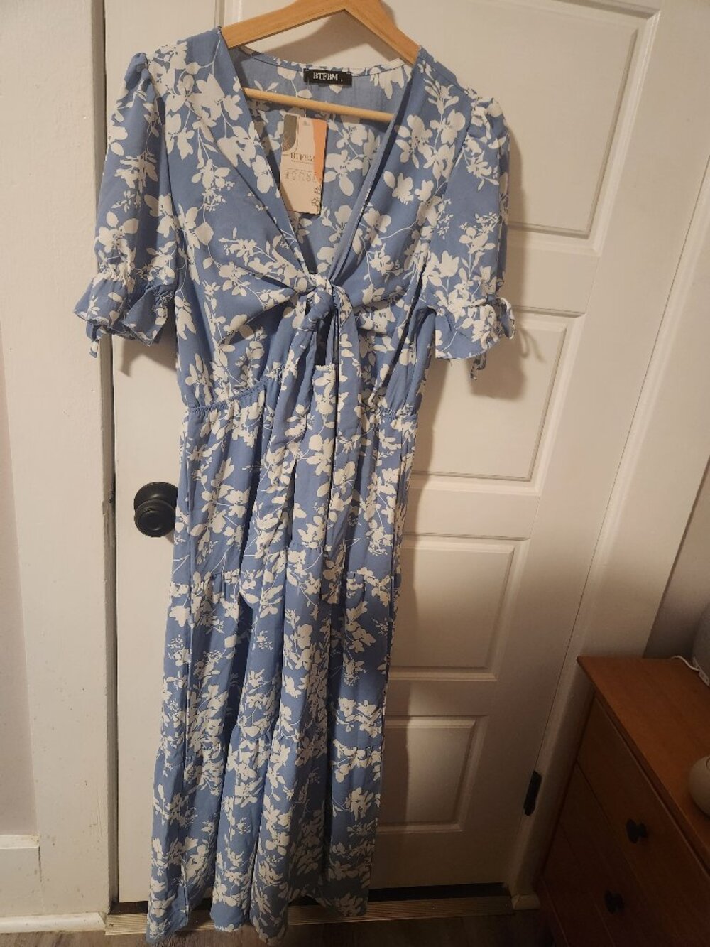 NWT blue floral dress